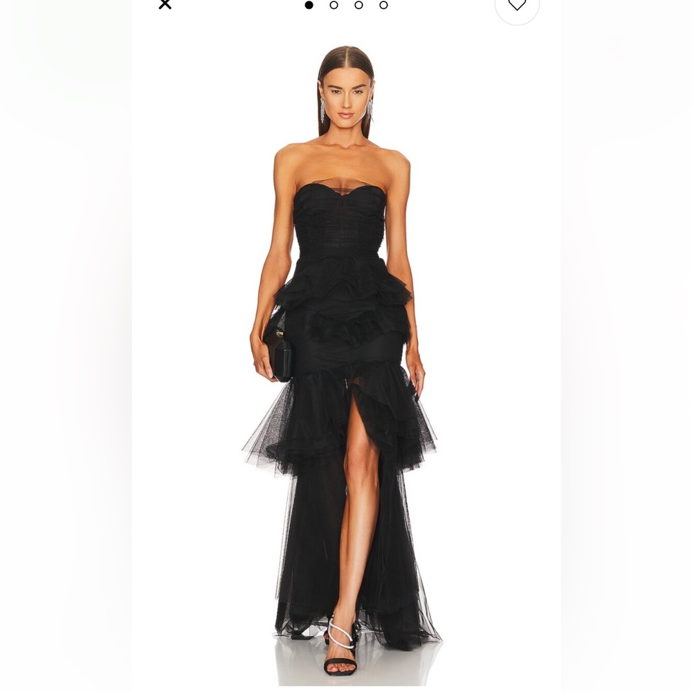 Michael Costello x revolve also gown